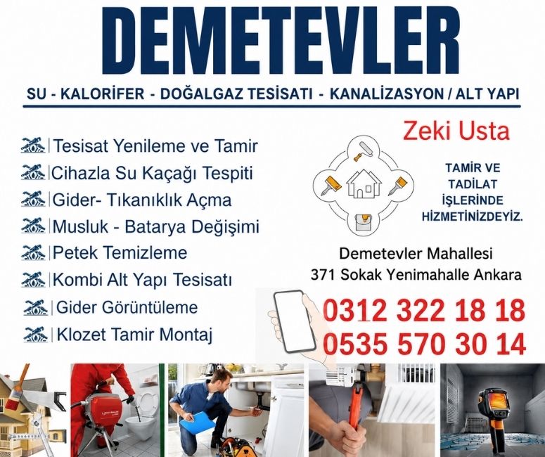 Demetevler Su Kaçağı Tespiti